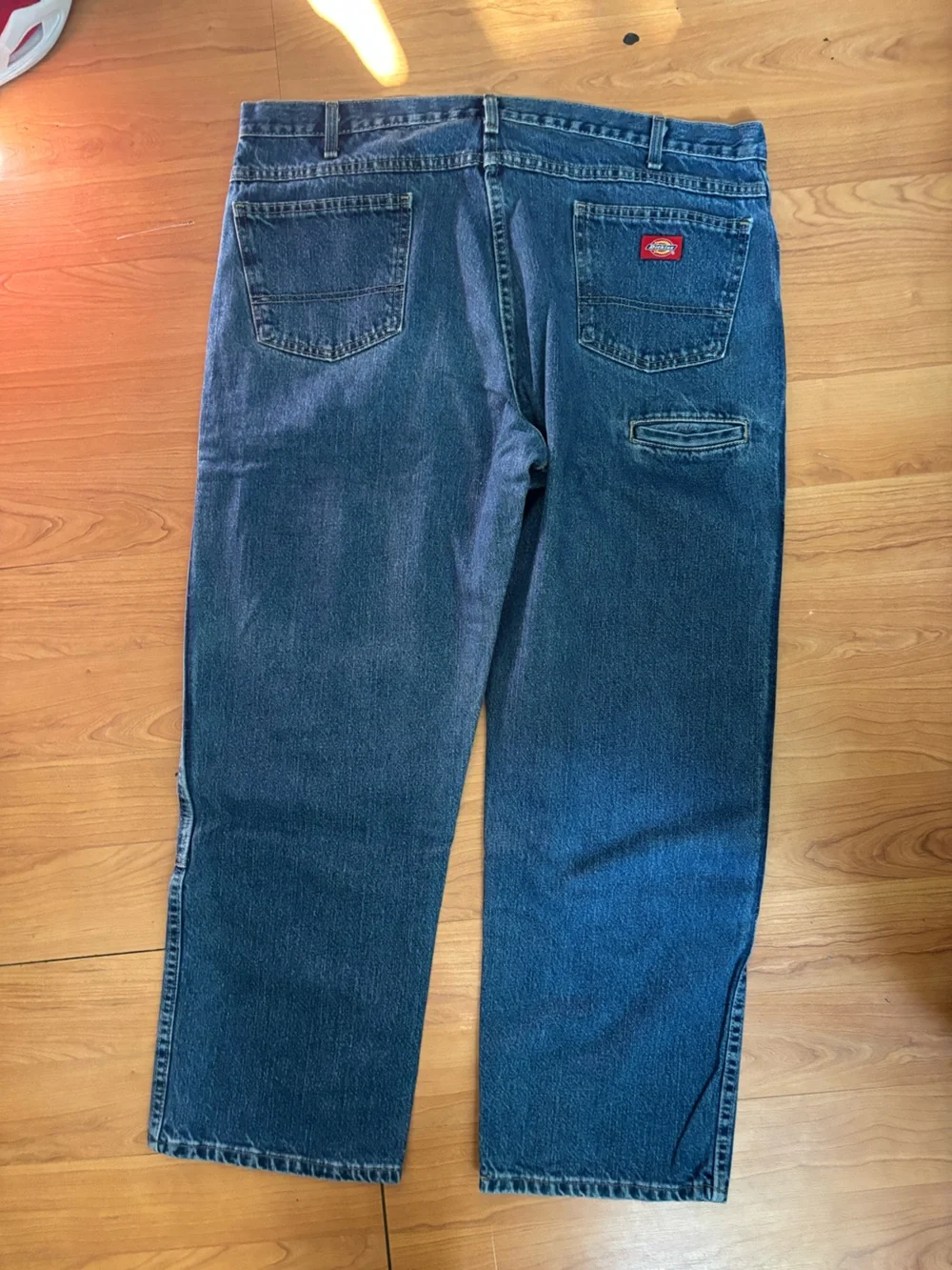 40x30 Dickies Men's Blue Relaxed Fit Denim Jeans
